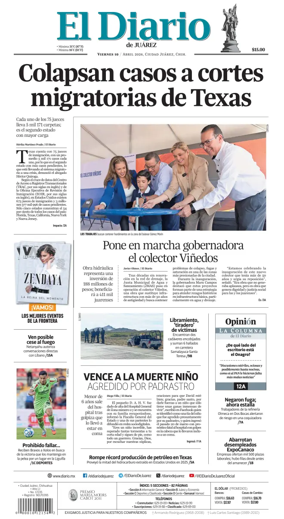 Cover of El Diario de Juarez