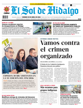 Cover of El Sol de Hidalgo