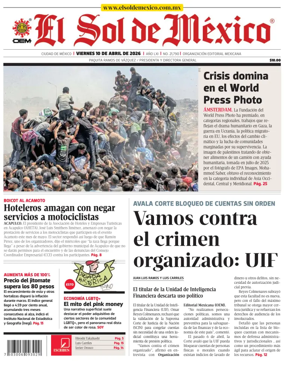 Cover of El Sol de Mexico