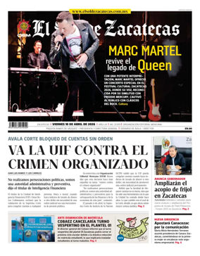 Cover of El Sol de Zacatecas