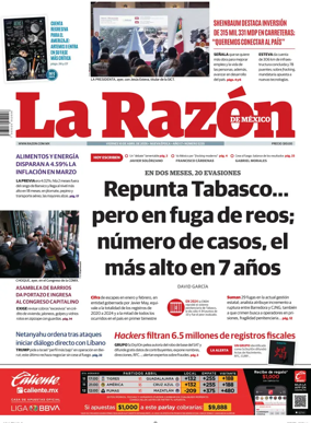 Cover of La Razon de Mexico