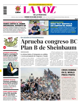 Cover of La Voz de la Frontera