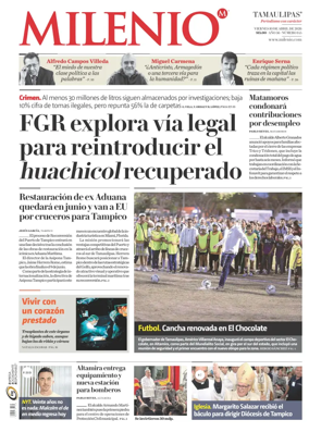 Cover of Milenio Tamaulipas