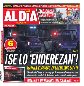 Cover of Periodico Al Dia (Irapuato)