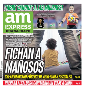 Cover of Periodico AM Express (Guanajuato)