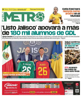 Cover of Publimetro Guadalajara