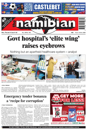 Cover of The Namibian