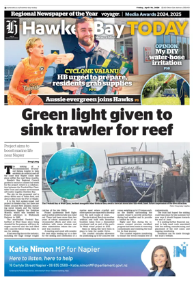 Cover of Hawke's Bay Today