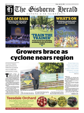 Cover of The Gisborne Herald