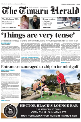 Cover of The Timaru Herald