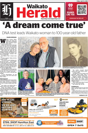 Cover of Waikato Herald