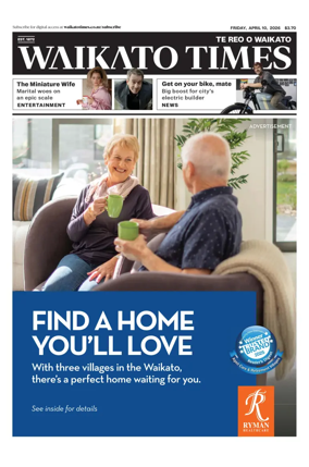 Cover of Waikato Times