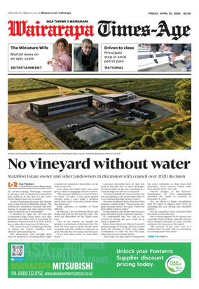 Cover of Wairarapa Times-Age (NZ)