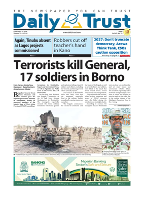 Cover of Daily Trust
