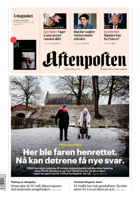 Cover of Aftenposten