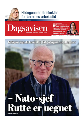 Cover of Dagsavisen