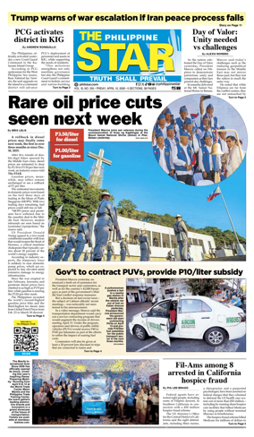 Cover of The Philippine Star