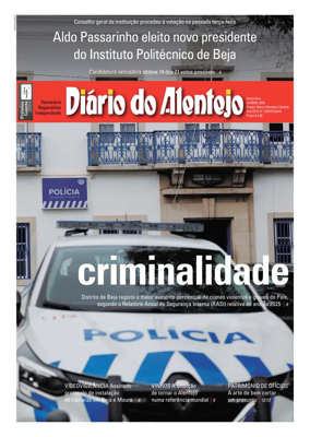 Cover of Diario do Alentejo