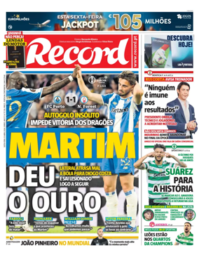 Cover of Record (Portugal)
