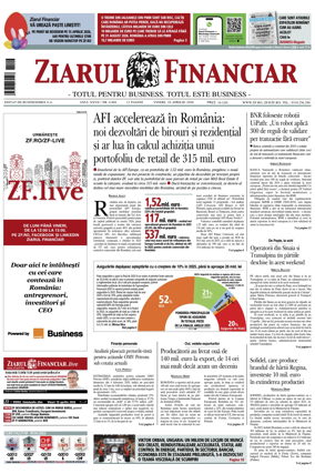 Cover of Ziarul Financiar