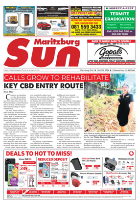 Cover of Maritzburg Sun (South Africa)