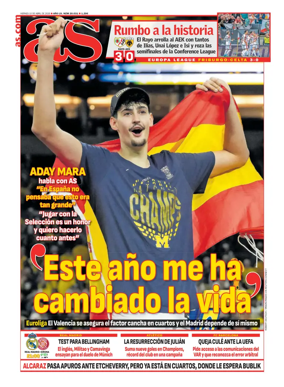 Cover of AS (Levante)
