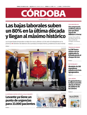 Cover of Diario Cordoba