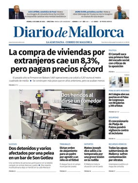 Cover of Diario de Mallorca