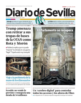Cover of Diario de Sevilla