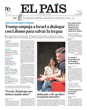 Cover of El Pais Madrid