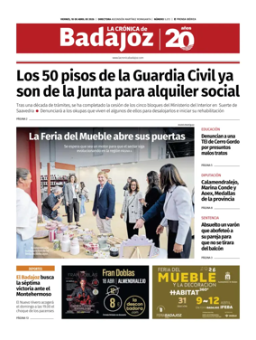 Cover of La Cronica de Badajoz BE