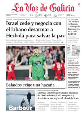 Cover of La Voz de Galicia (Deza)