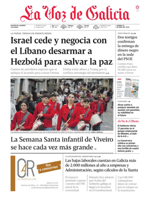 Cover of La Voz de Galicia (Viveiro)