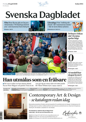 Cover of Svenska Dagbladet