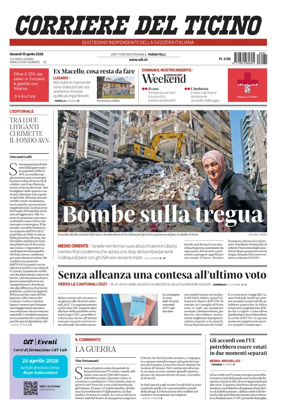 Cover of Corriere del Ticino