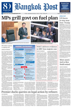 Cover of Bangkok Post