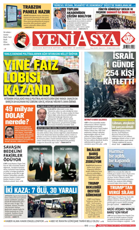 Cover of Yeni Asya