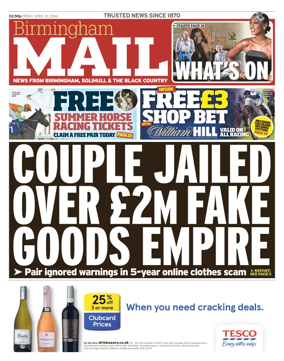 Cover of Birmingham Mail