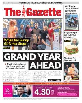 Cover of Blackpool Gazette