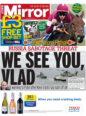 Cover of Daily Mirror