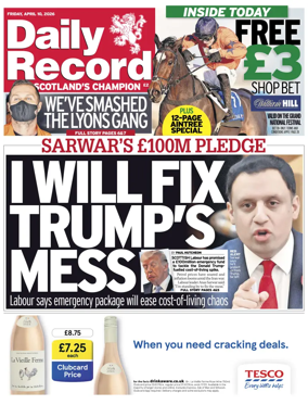 Cover of Daily Record