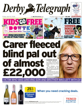 Cover of Derby Telegraph