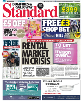Cover of Dumfries & Galloway Standard
