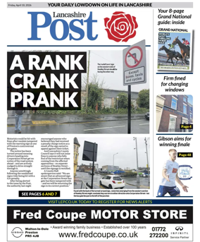 Cover of Lancashire Evening Post