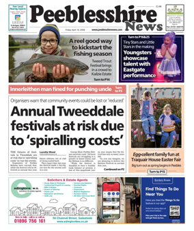 Cover of Peebleshire News