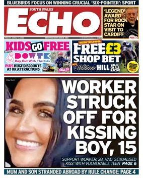 Cover of South Wales Echo