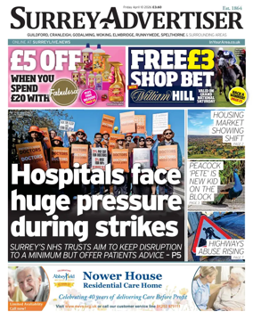 Cover of Surrey Advertiser