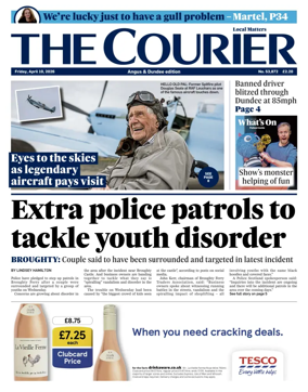 Cover of The Courier & Advertiser (Angus and Dundee)