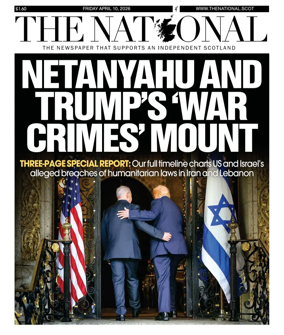 Cover of The National (Scotland)