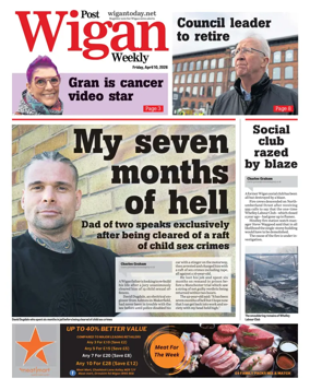 Cover of Wigan Evening Post